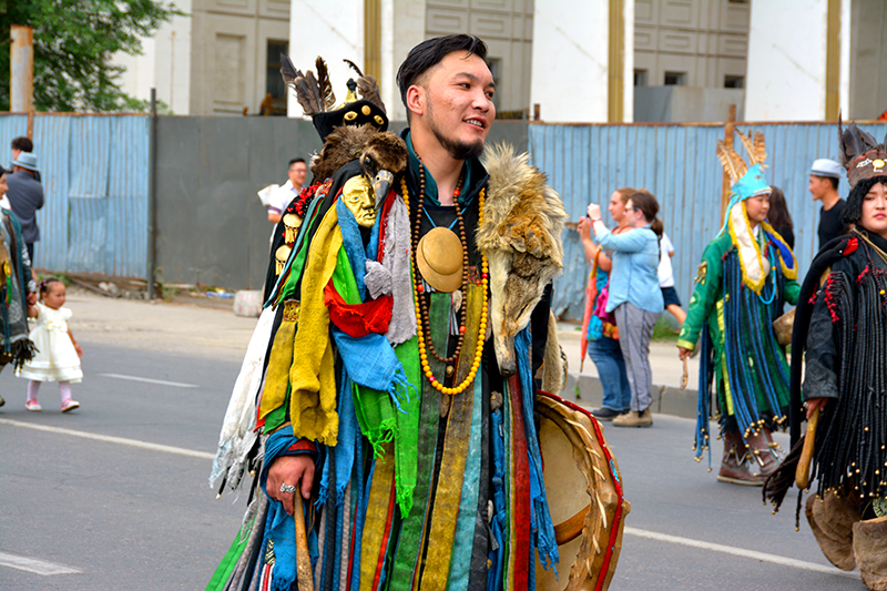 Mongolian shaman costume